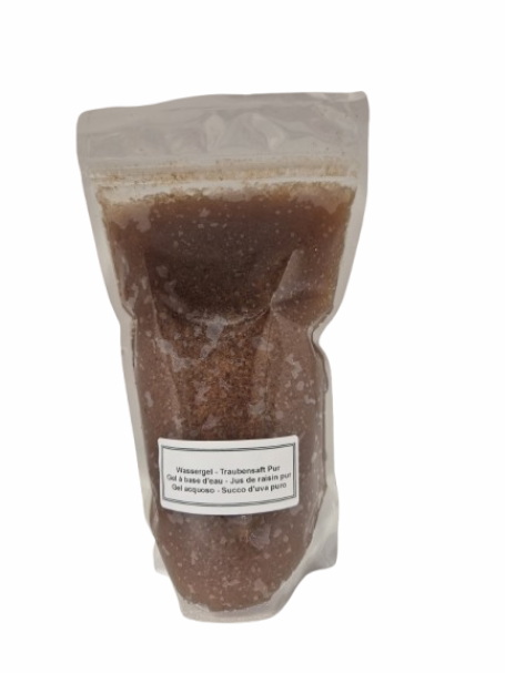 Gel acquoso al succo d'uva puro