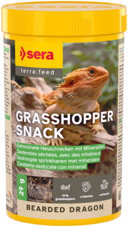 sera Bearded Dragon Grasshopper Snack