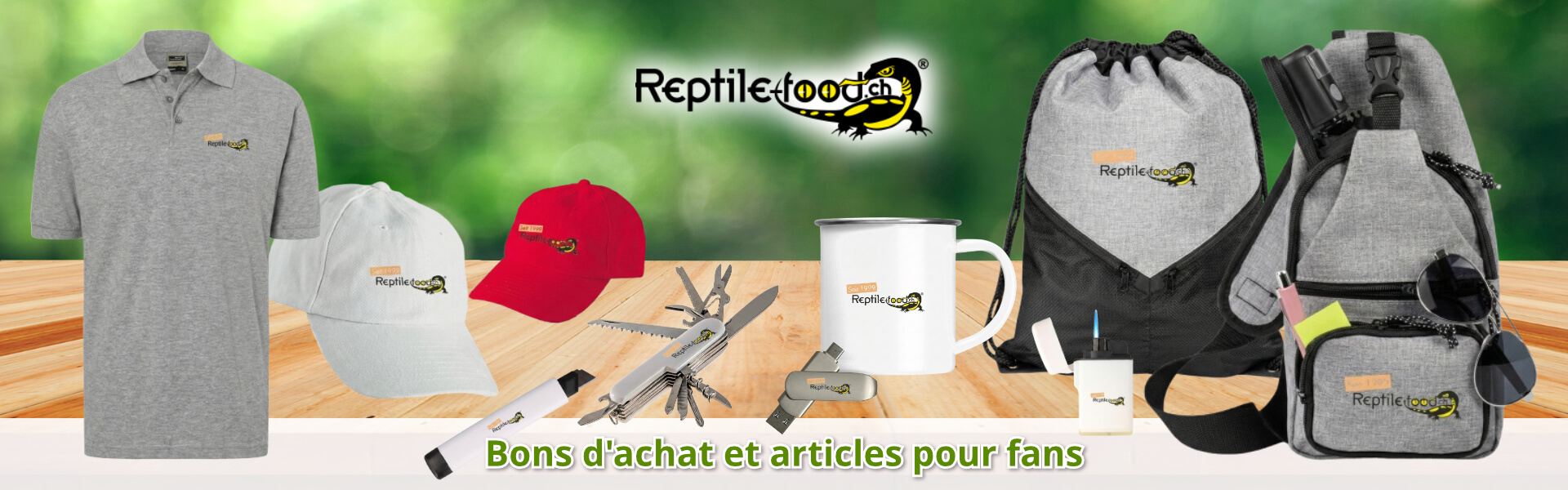 Reptile-Food Bons d'achat et articles pour fans Reptile-Food Bons d'achat et articles pour fans