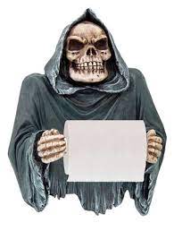 Porte-rouleau de papier toilette Mort en soutane