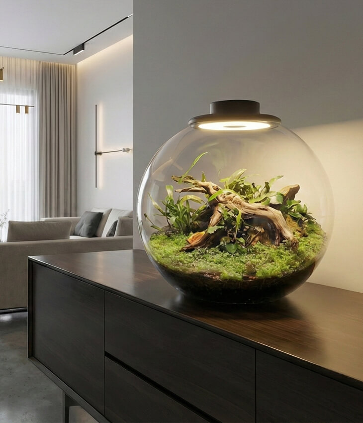 Terrarium BioArt Konzept