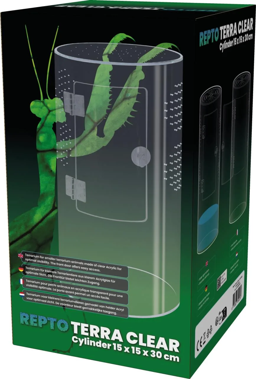 R1100780_10295 Repto Terra Clear Zylinder 15x15x30cm