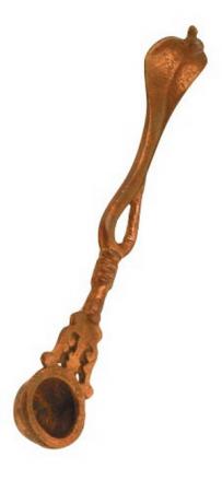 Cuillère à encens en cuivre