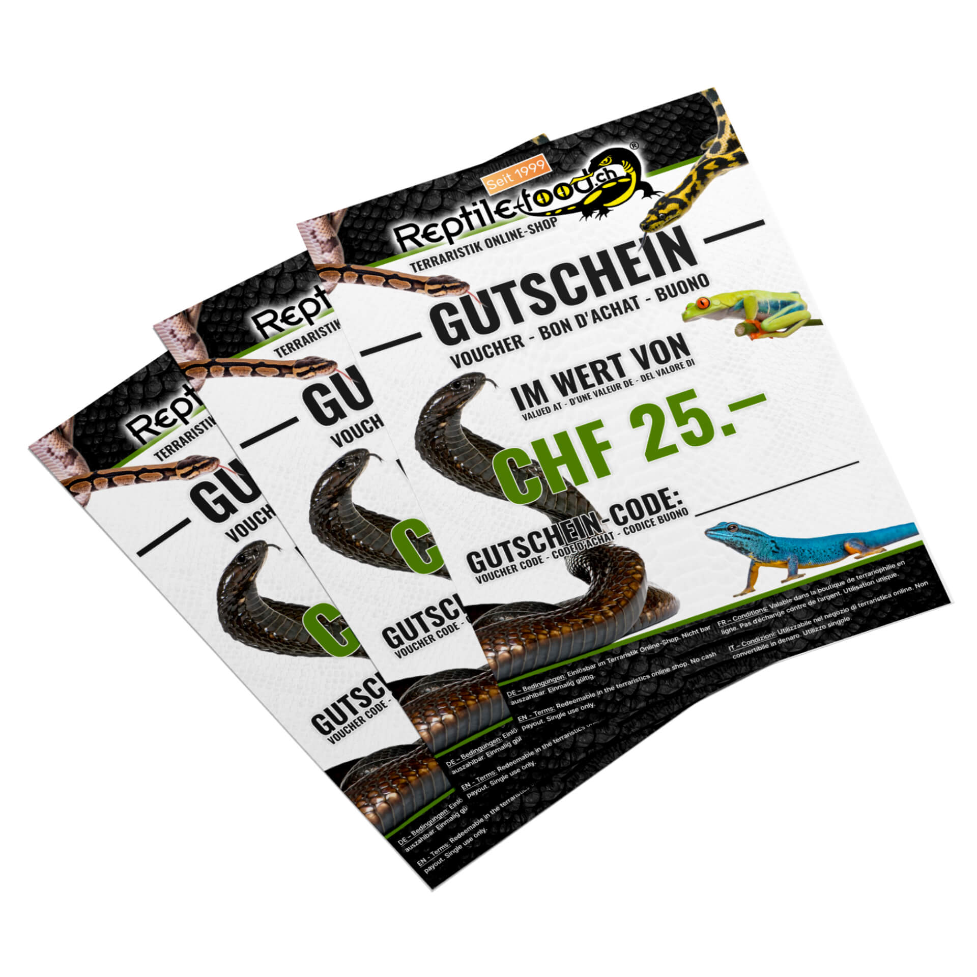 Bon d'achat de 25.- CHF