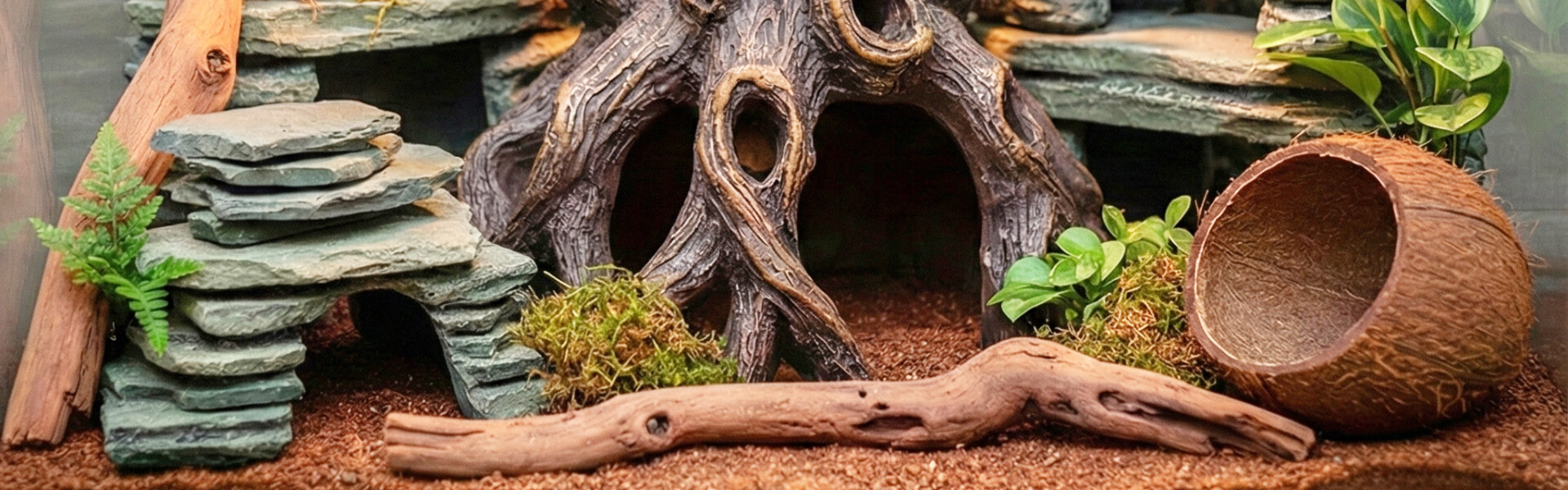 Terrarium Deko & Höhlen Terrarium Deko & Höhlen