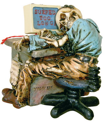 "Surfed too long" 12cm