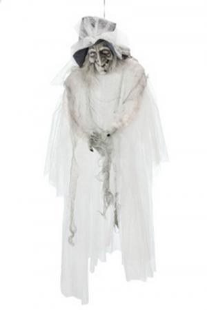 Sorcière blanche suspendue