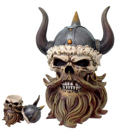 Boîte à bijoux Crâne viking