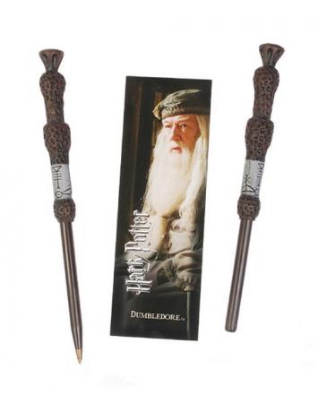 Penna a sfera e segnalibro Harry Potter Dumbledore