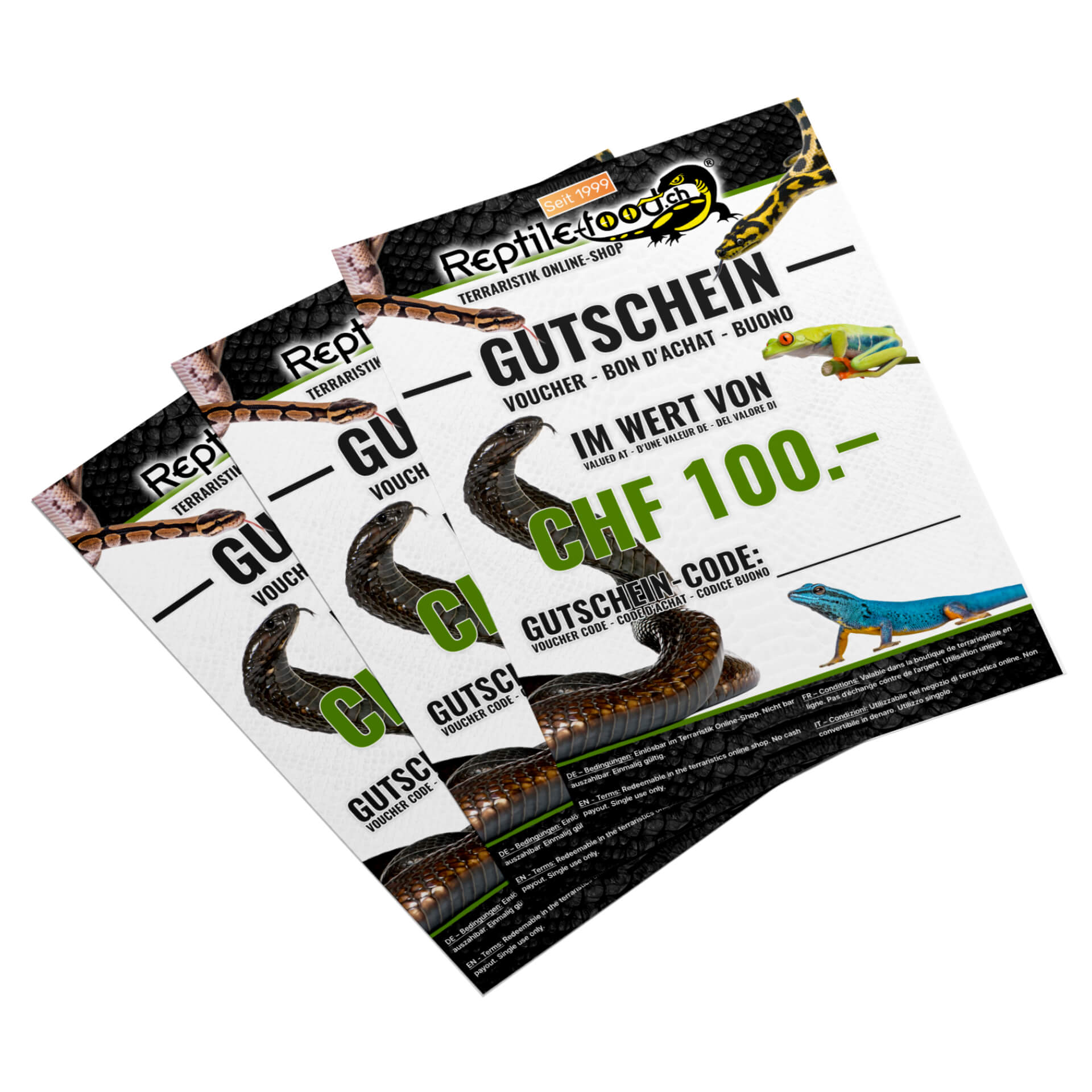 Bon d'achat de 100.- CHF