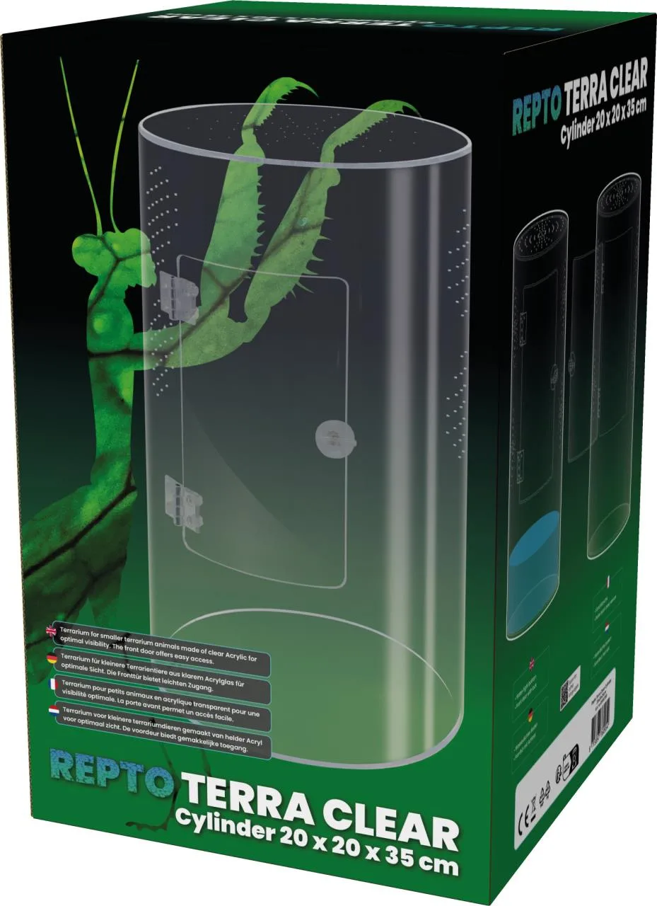 rR1100785_10382 Repto Terra Clear Zylinder 20x20x35cm