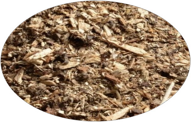 Weissfaules Holz gehäckselt Weissfaules Holz gehäckselt