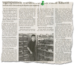 Zeitungsbericht