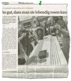 Zeitungsbericht