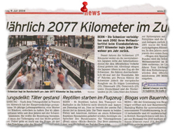 Zeitungsbericht