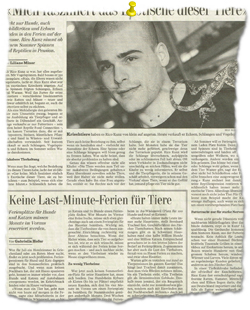 Zeitungsbericht