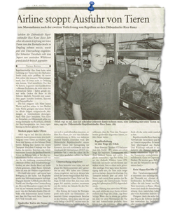 Zeitungsbericht