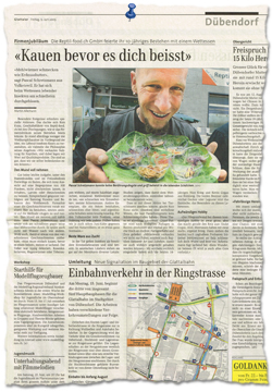 Zeitungsbericht