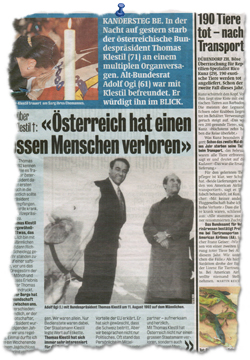 Zeitungsbericht